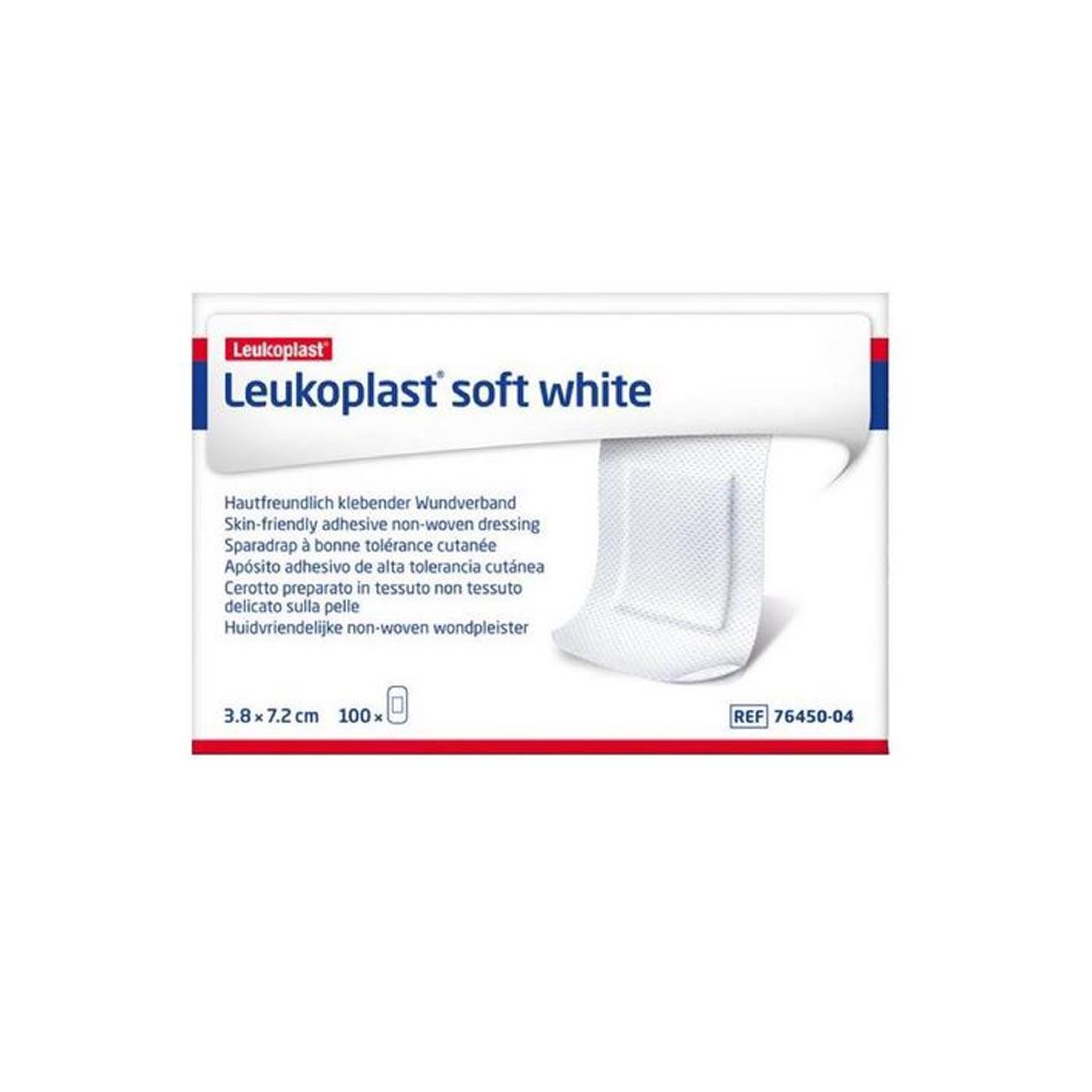 Leukoplast Soft White 3,8 X 7,2 Cm 100 St