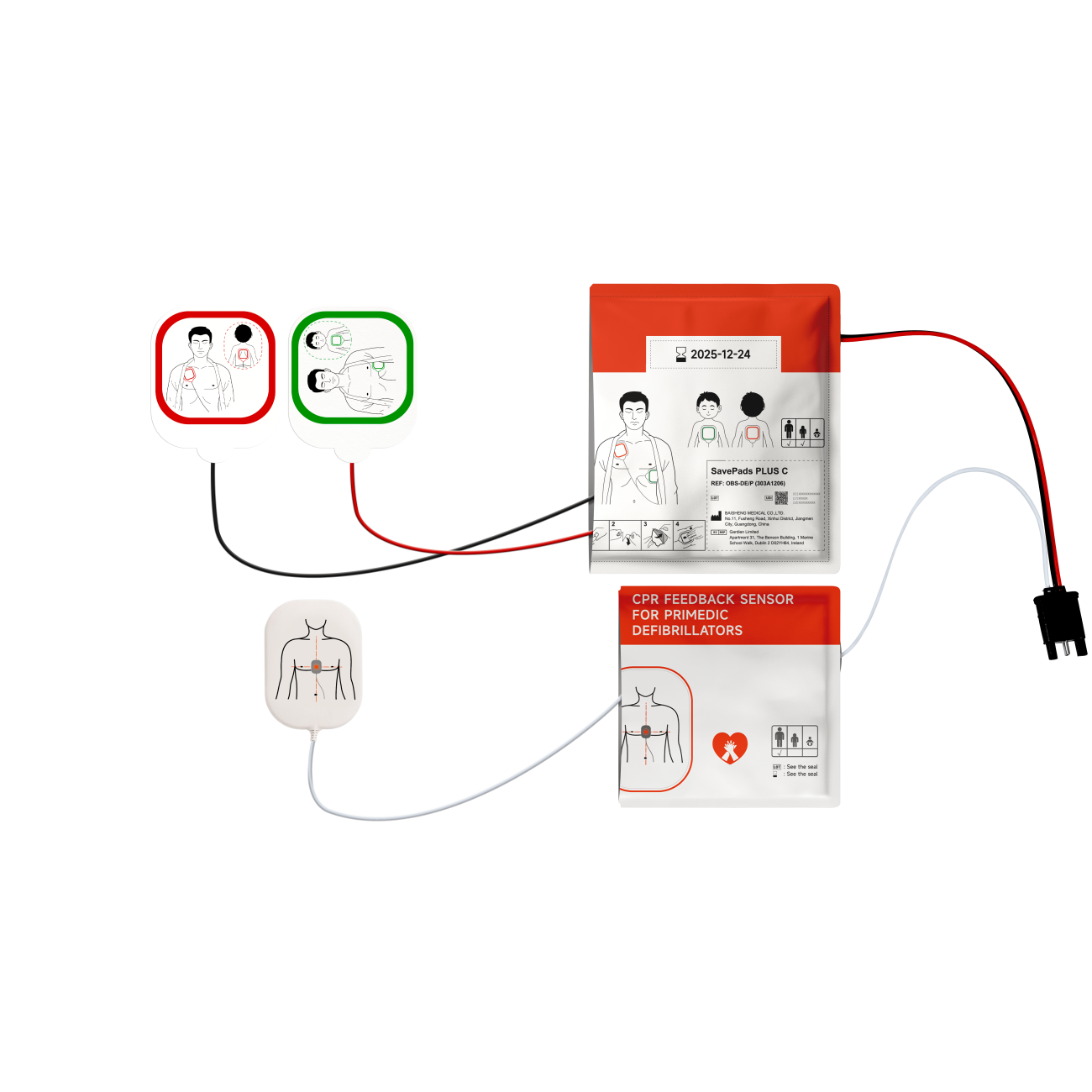 Primedic Heartsave MyPad Elektroden CPR