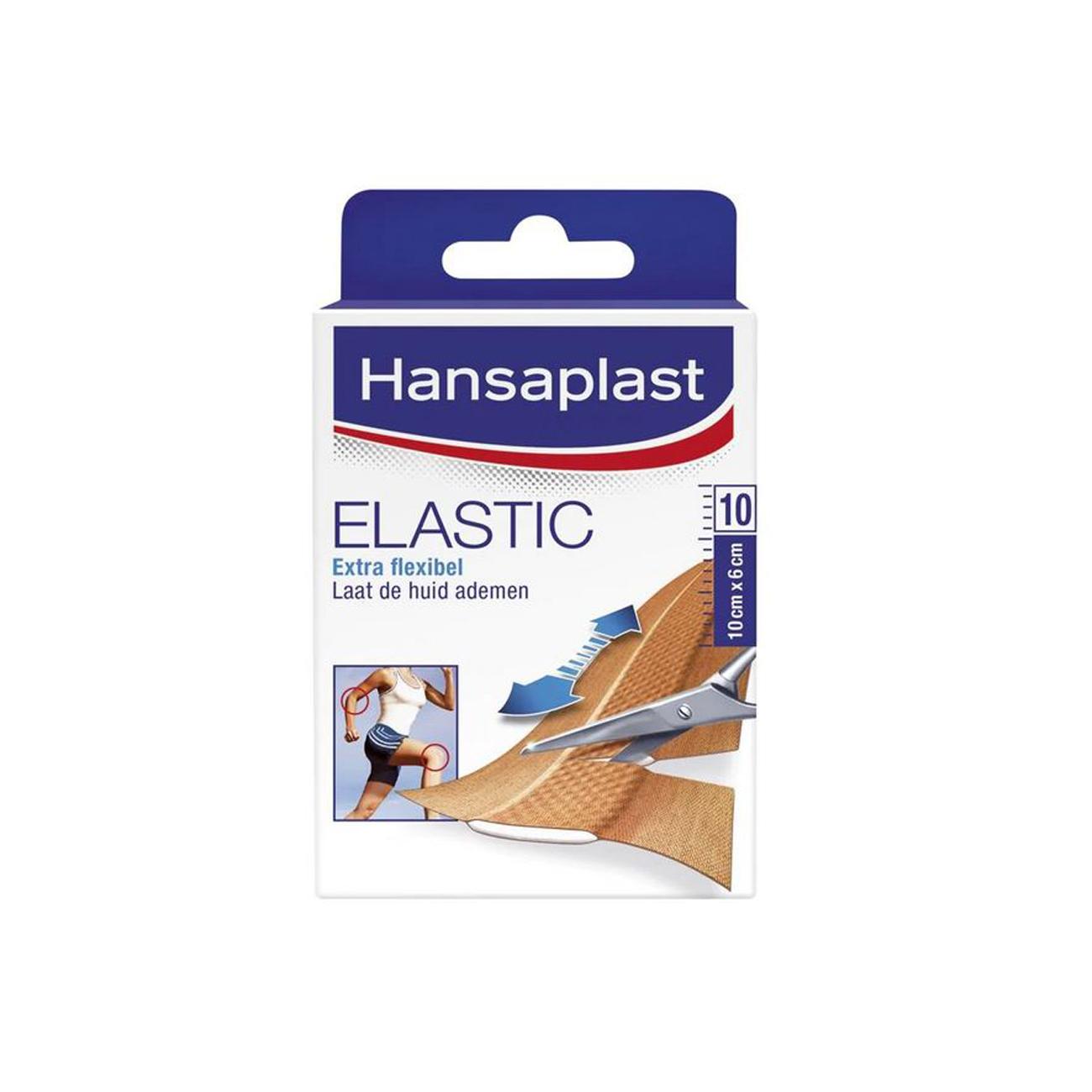 Hansaplast pleister Elastic 6 cm x 1 m