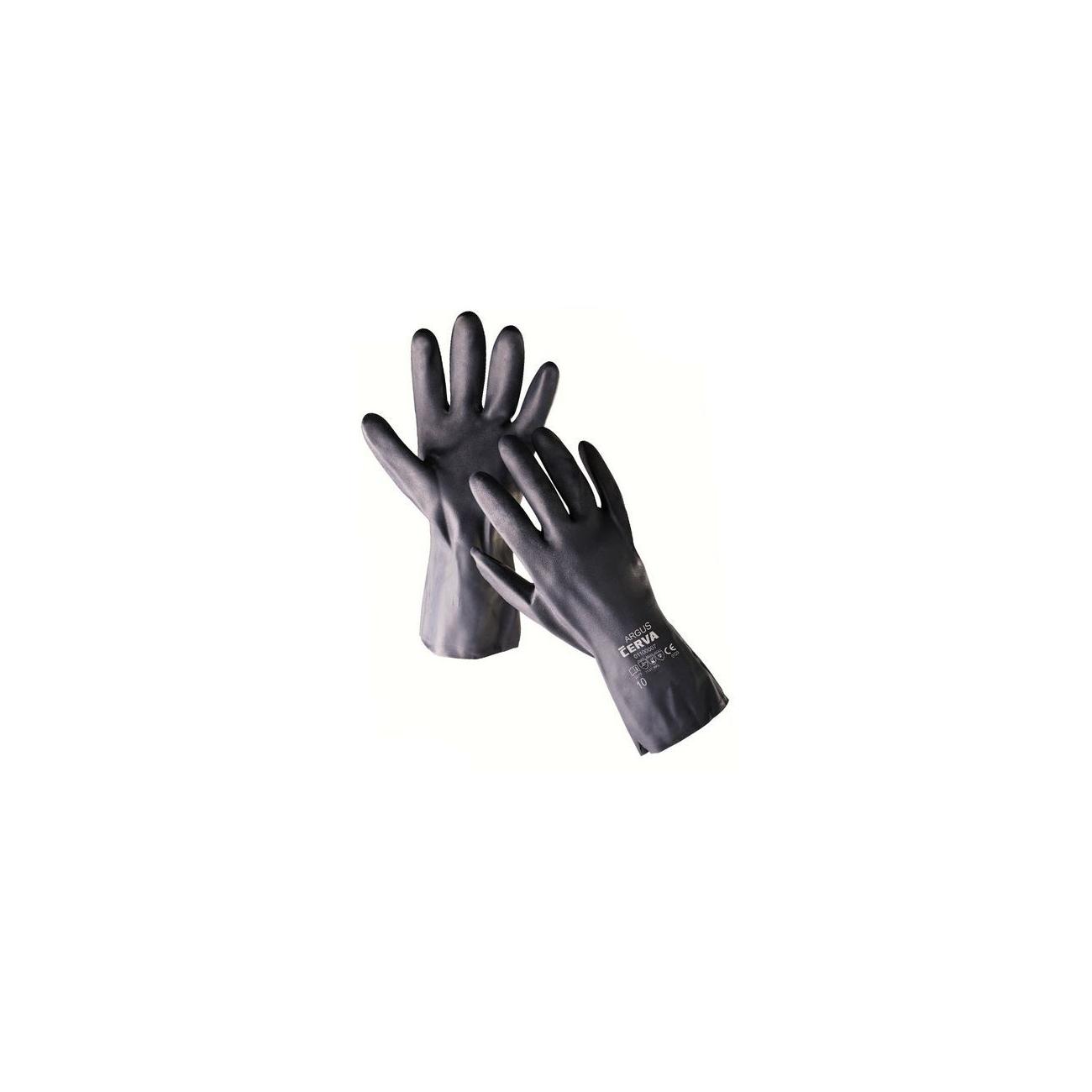 Neopreen handschoen zwart maat L (Pro chem black)