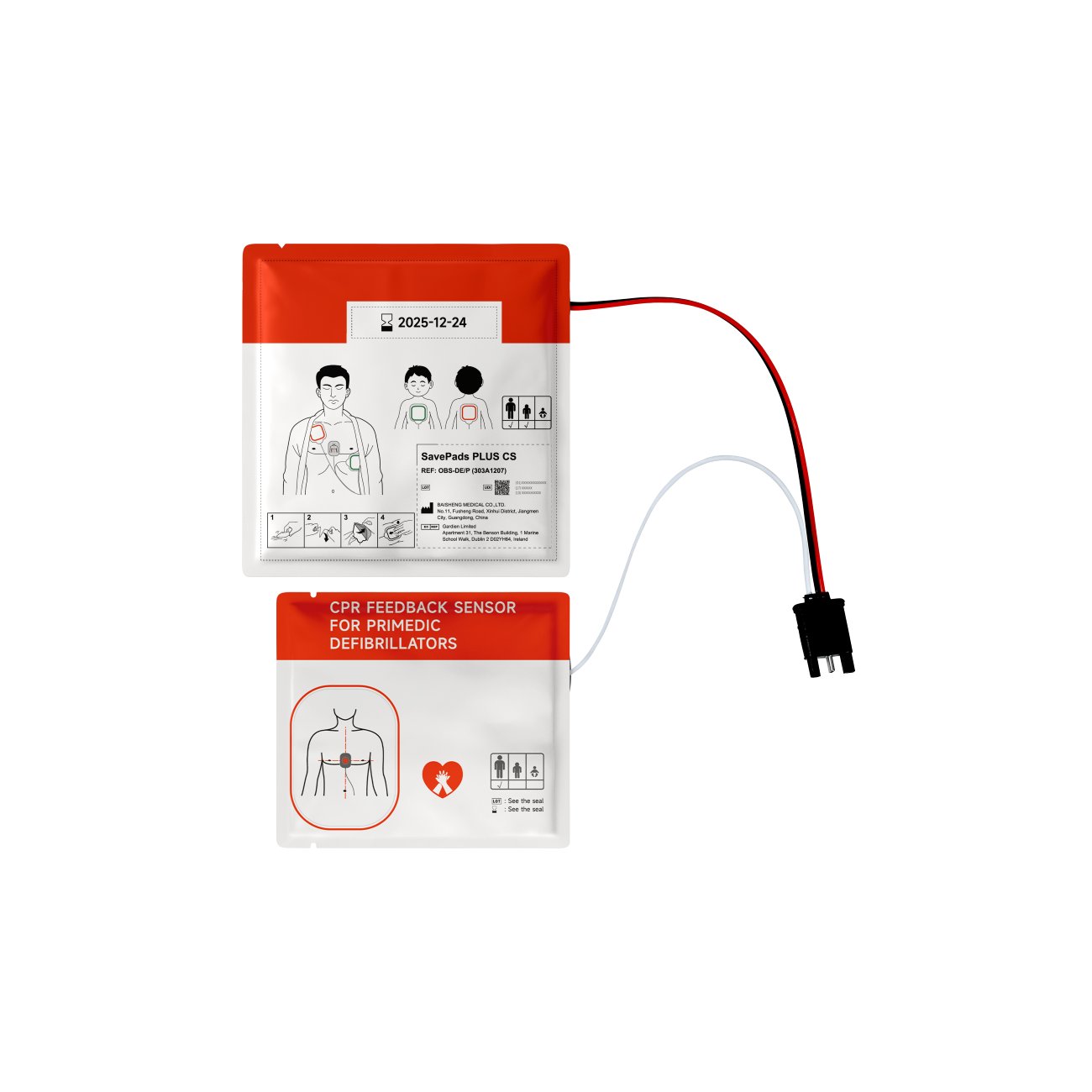 Primedic Heartsave MyPad elektroden CPR - Afbeelding 2