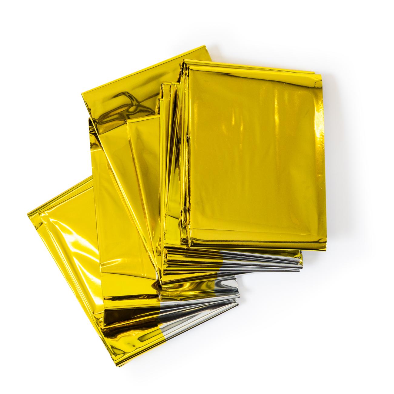 Quick Reddingsdeken goud/zilver 210 x 160 cm - Afbeelding 2