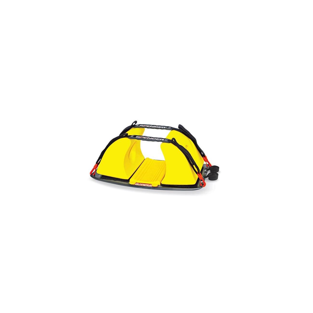 Spencer contour universele hoofd immobilisator geel/zwart