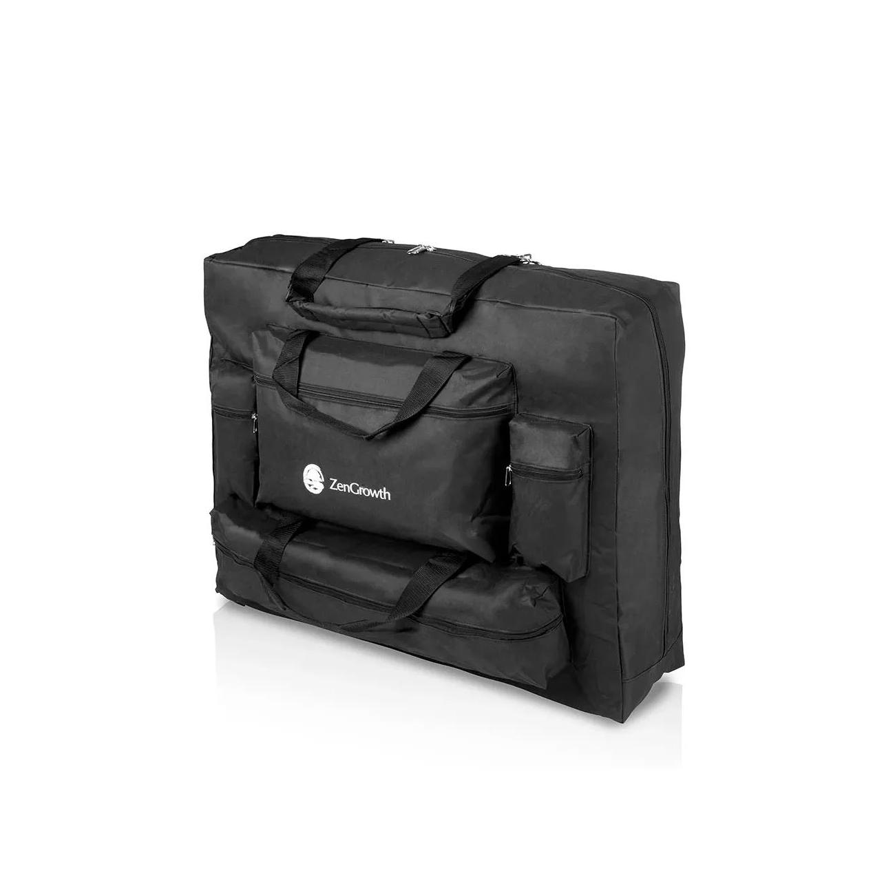 ZenGrowth Massagebank Artarmon 2-delig zwart - Afbeelding 3