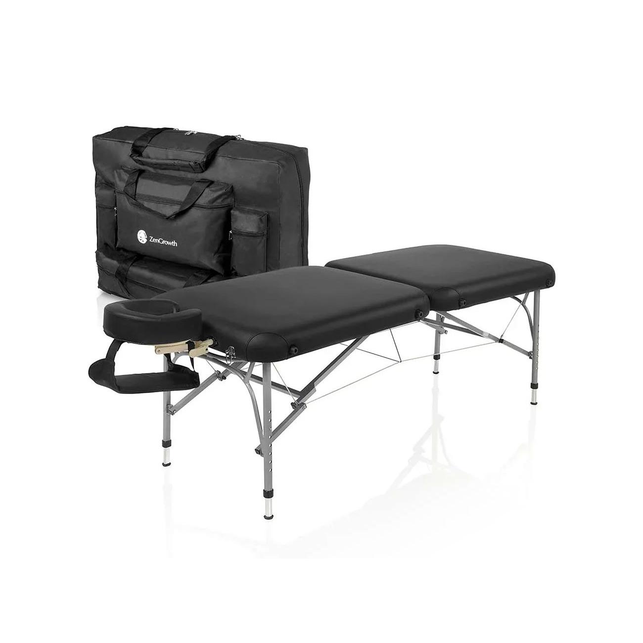 ZenGrowth Massagebank Artarmon 2-delig zwart