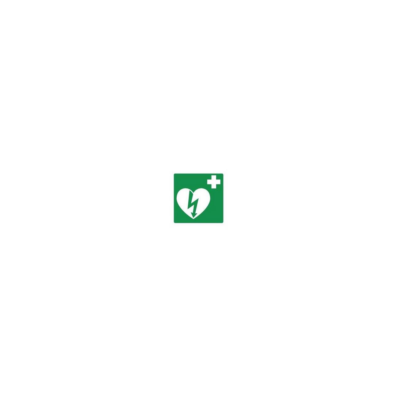 Pictogram sticker Ilcor AED 200x200mm