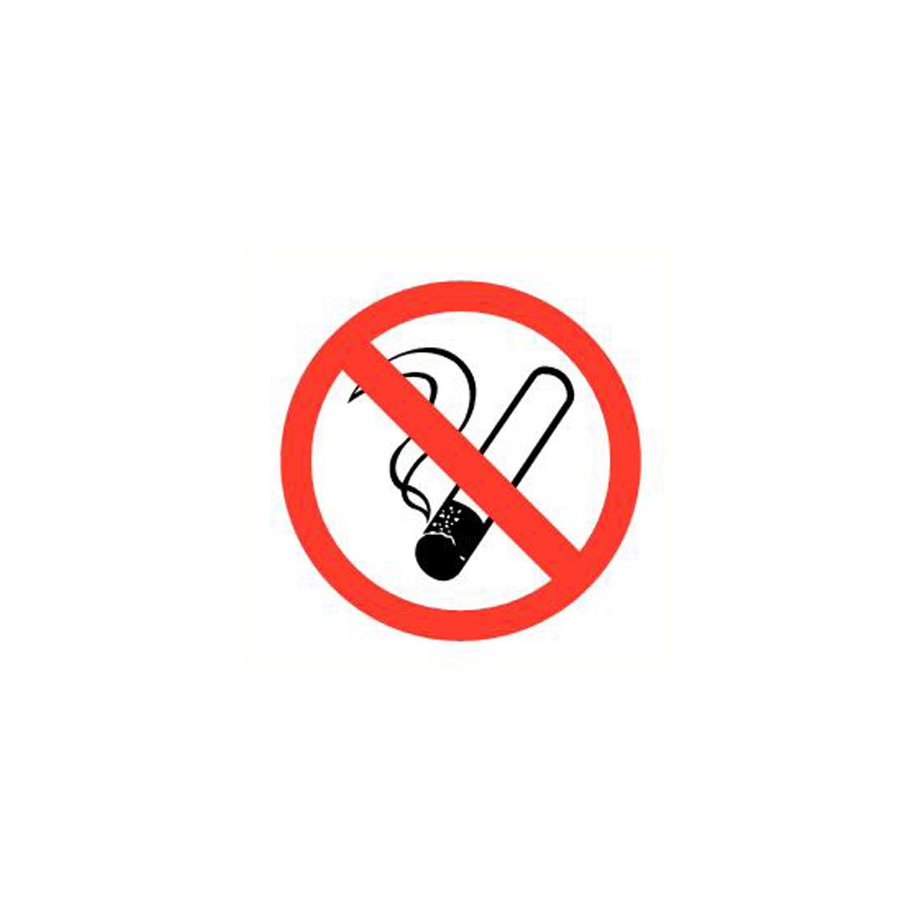 Pictogram sticker Verboden te roken 200 mm