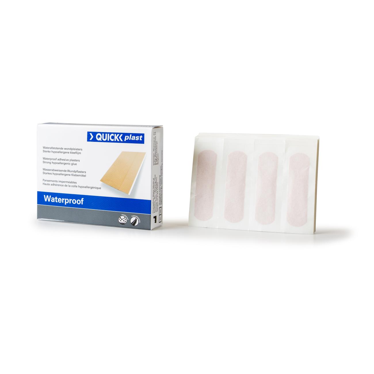 QuickPlast Water Resistant pleisters 19 x 72 mm (100 stuks) - Afbeelding 3