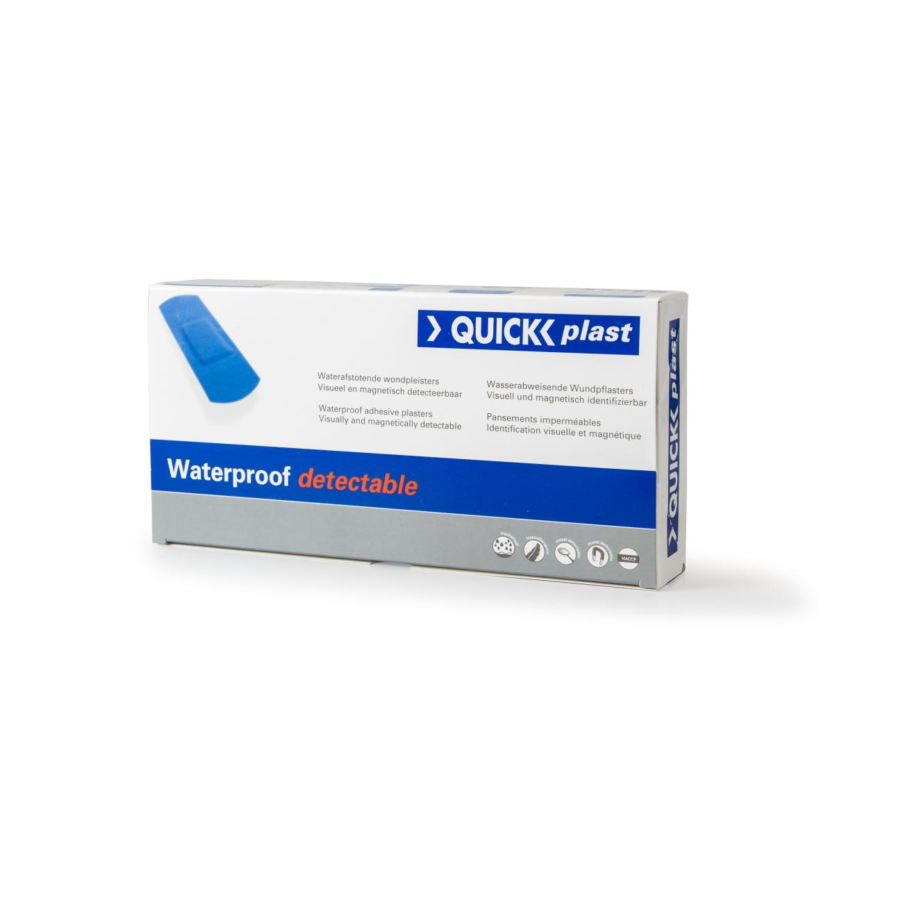 QuickPlast vingerpleisters detecteerbaar 18 x 2 cm