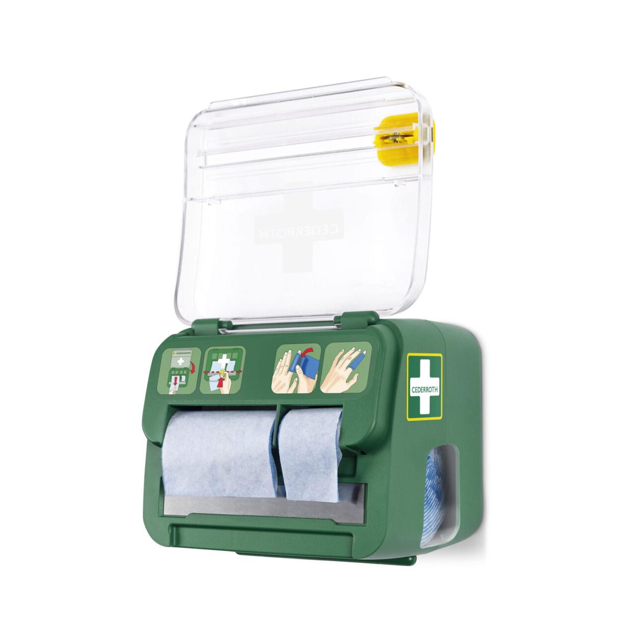 Cederroth soft foam dispenser gevuld met 1x blue 6 cm x 4,5m - Afbeelding 3