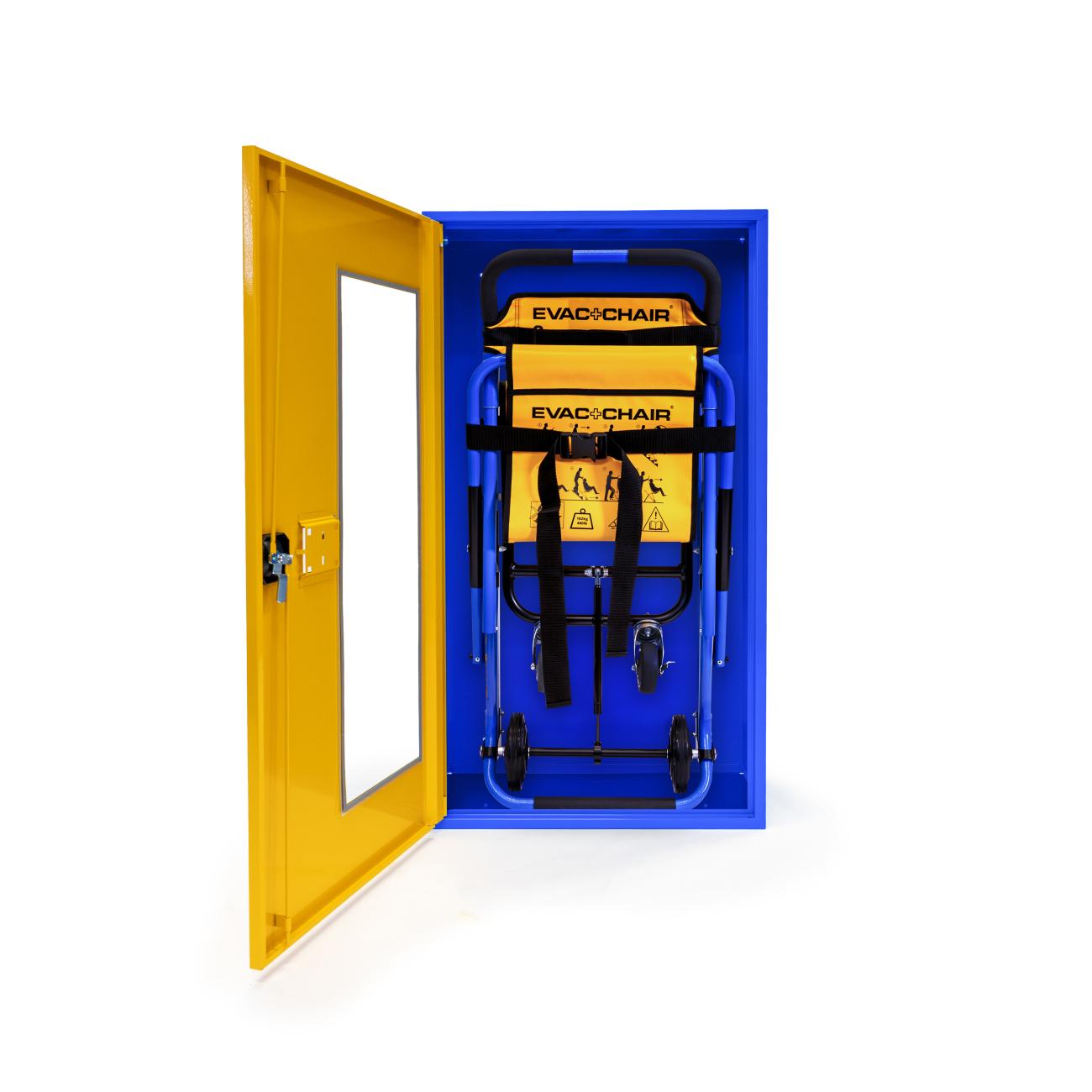 Quick BHV kast t.b.v. Evac Chair met plexiglas raam - Afbeelding 2