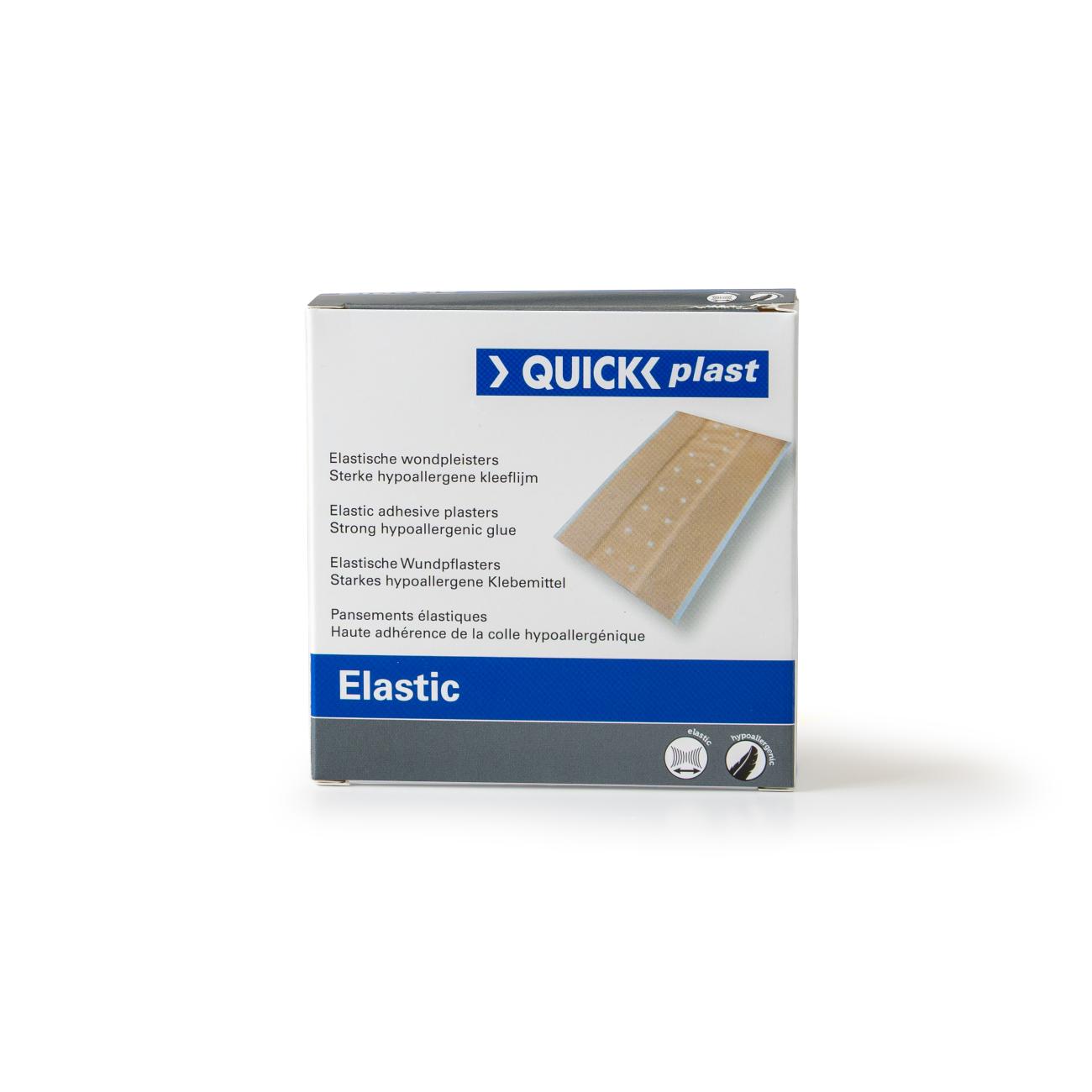 QuickPlast pleister elastisch 8 cm x 1 m - Afbeelding 2