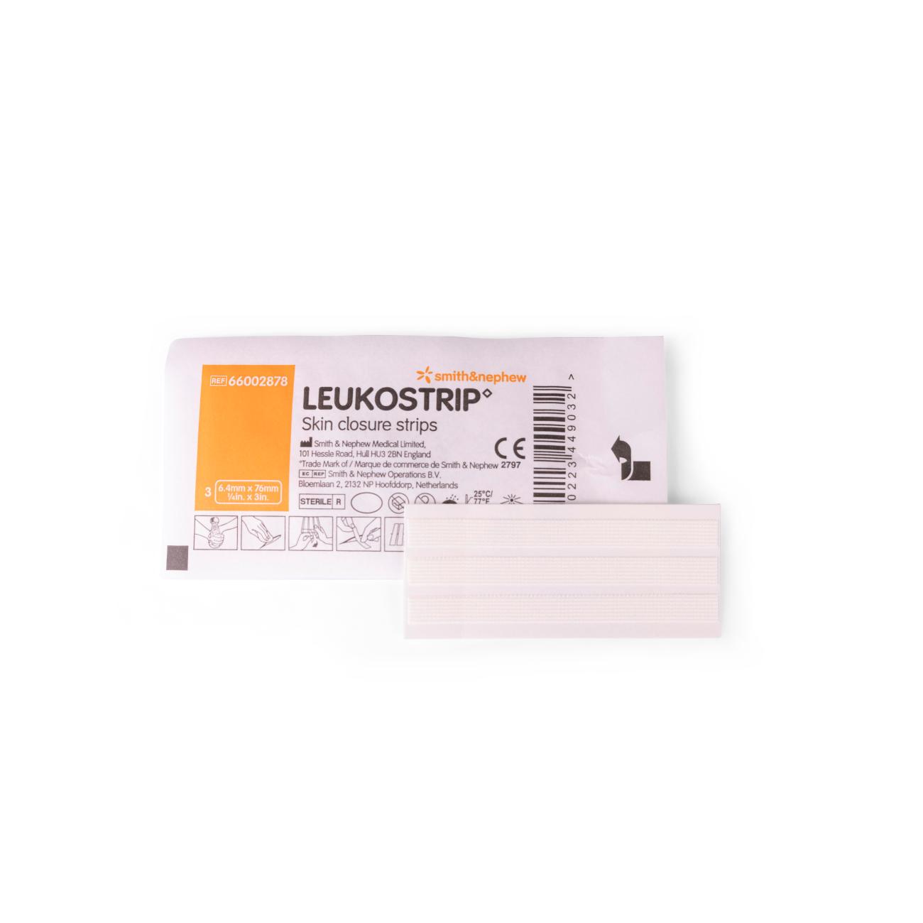Leukostrip 6,4 x 76 mm (3 stuks) - Afbeelding 2