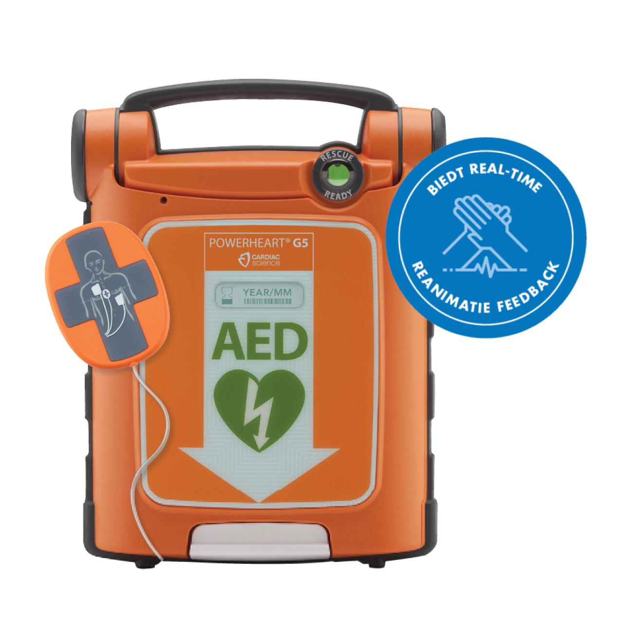 Cardiac Science G5 Halfautomaat AED Incl. Tas