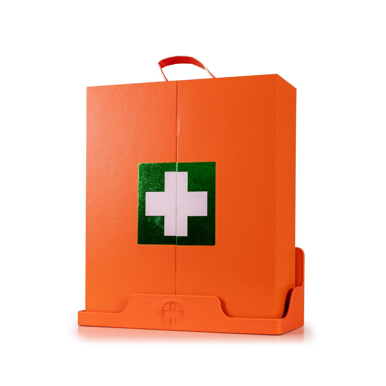 Quick Green Verbandtrommel FSC karton oranje OK vulling