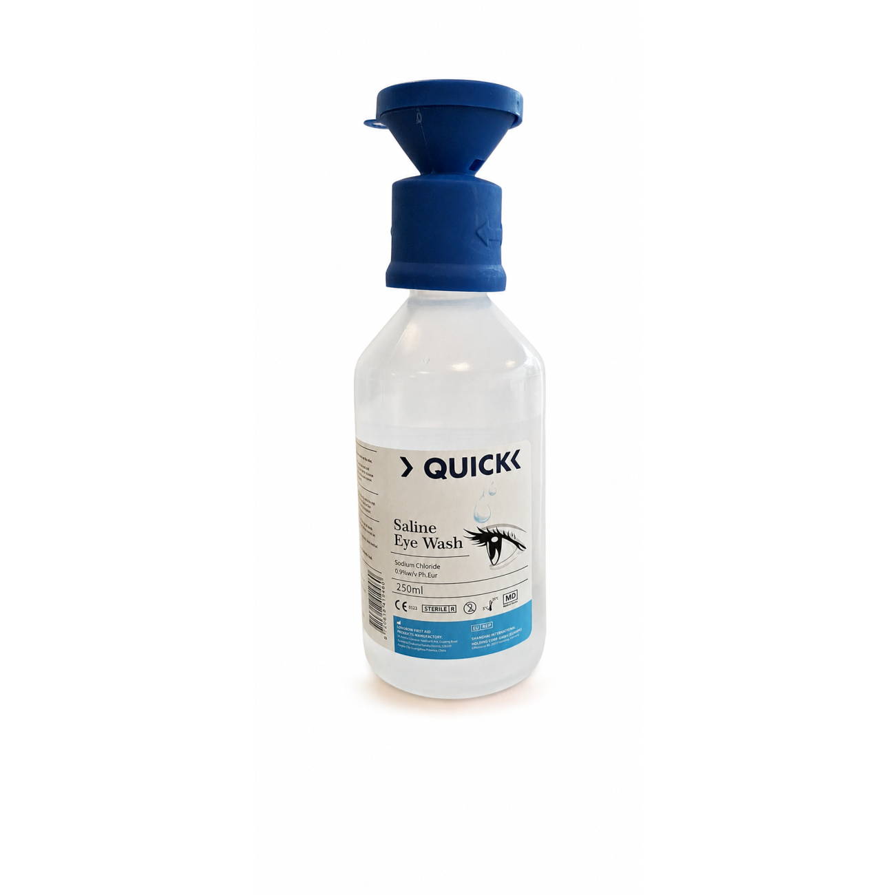 Quick Eyewash Oogspoelfles 250 Ml (incl. Oogbadje)
