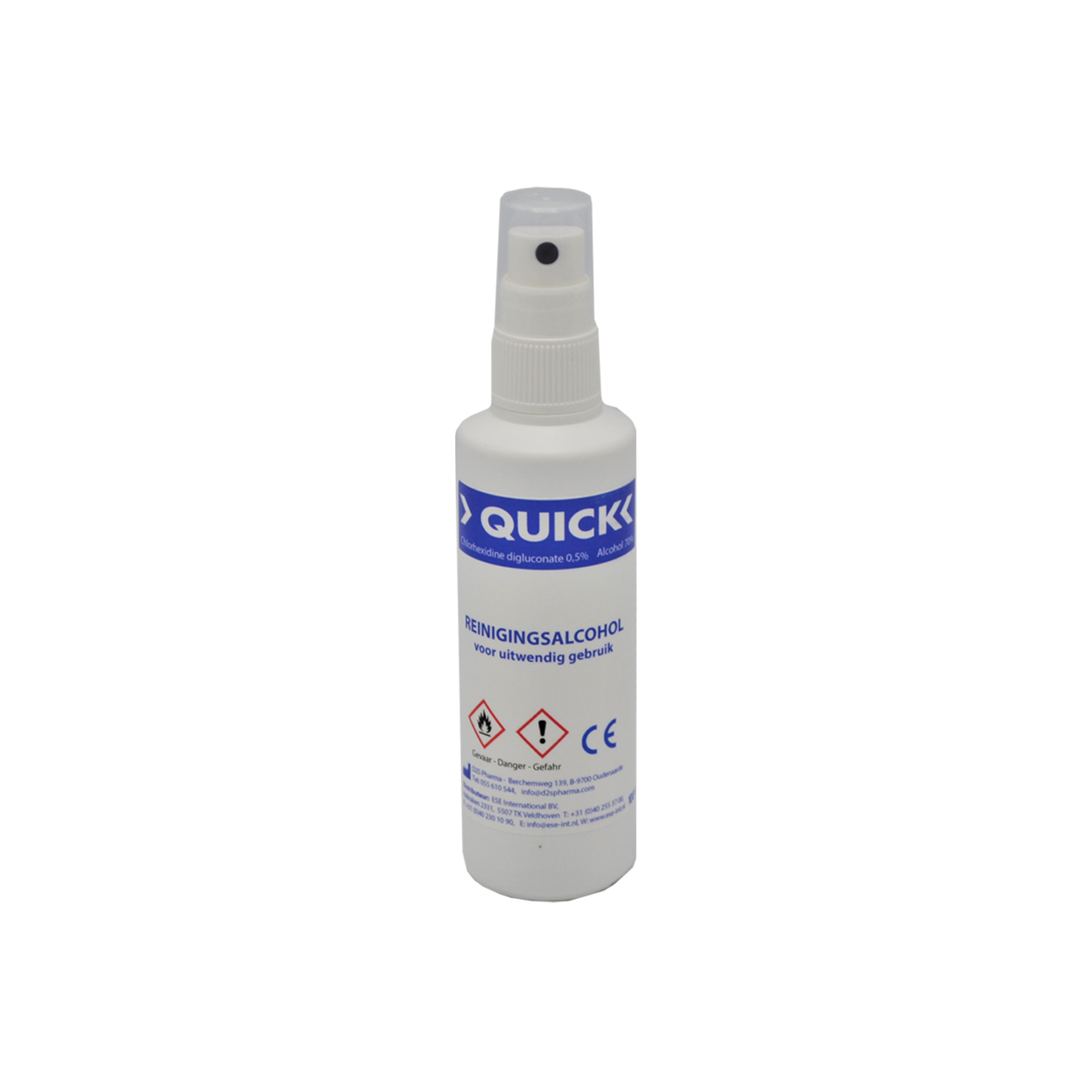 Chloorhexidine 0,5% in alcohol 70% 100 ml spray