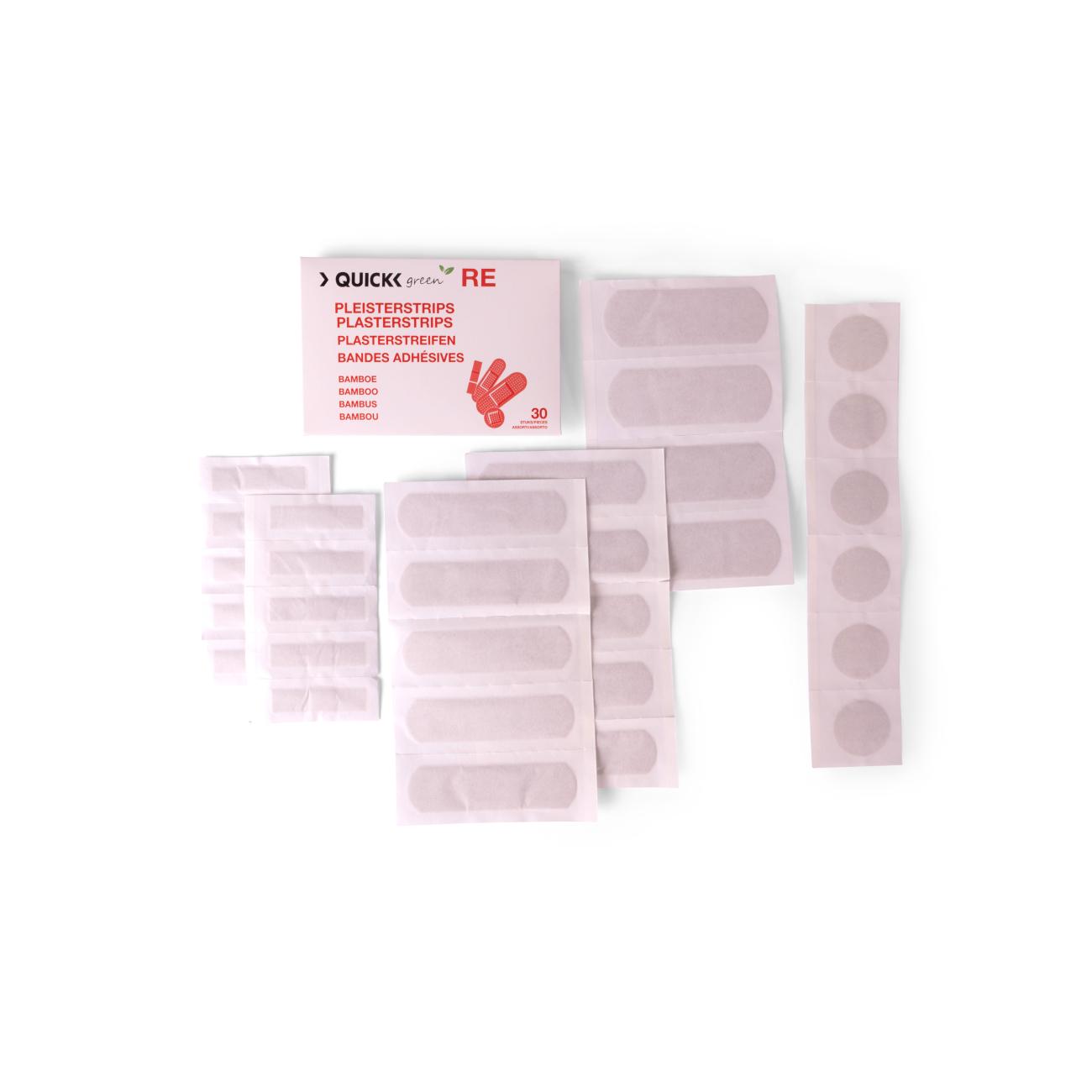 Quick Green Bamboo Assortiment wondpleisters (30 stuks) - Afbeelding 2