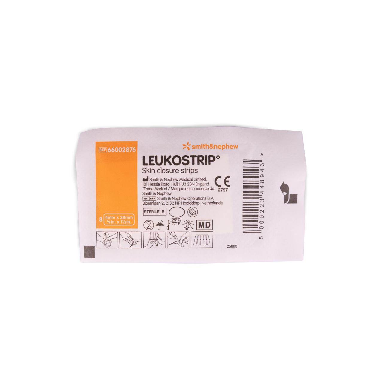 Leukostrip 4 X 38 Mm (8 Stuks)