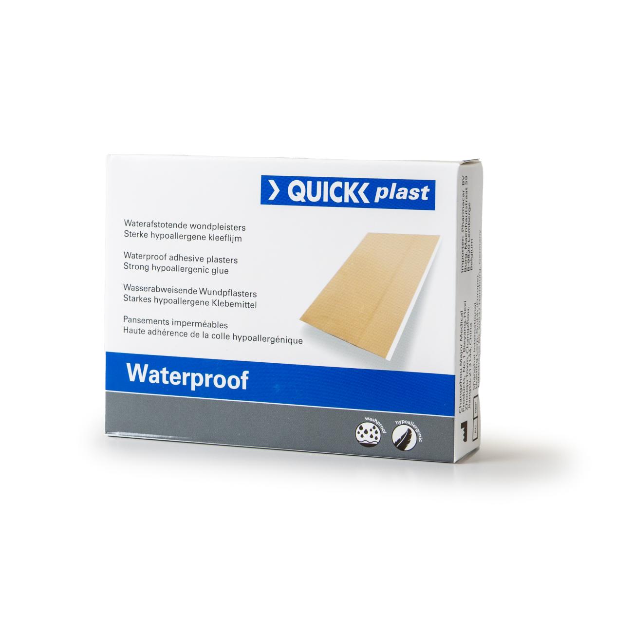 QuickPlast Water Resistant Pleisters 19 X 72 Mm (100 Stuks)